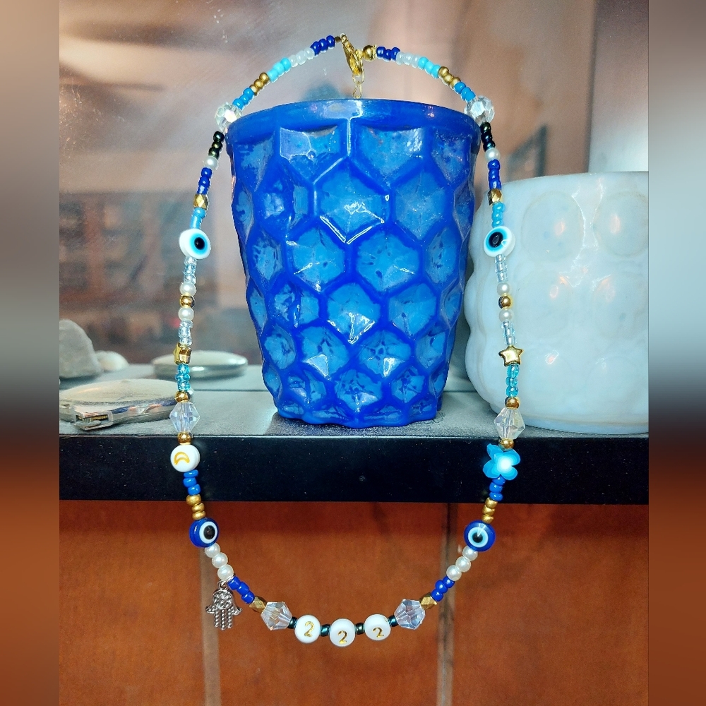 ✨️222✨️angel number handmade necklace 🪽🪽🪽